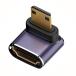 NFHK выше угол HDMI 2.1 женский из Mini HDMI мужской UHD удлинение Gold конвертер адаптор 8K 60hz HDTV соответствует 