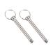 METALLIXITY quick release булавка 8mmx72mm 2 штук входит уголь элемент сталь тянуть булавка структура судовой судно. оборудование лодка верх для 