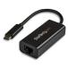 StarTech.com USB-C��³�����ӥåȥ������ͥå�ͭ��LAN�����ץ� USB Type-C(����) - RJ45(�᥹) USB 3.1