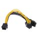 Richer-R SATA источник питания - VGA 6Pin пассажирский источник питания изменение кабель SATA PCI Express карта 6 + 2 булавка графика карта 