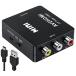 RCA to HDMI изменение конвертер AV to HDMI изменение конвертер RCA Composite ( красный, белый, желтый ) 3 цвет терминал hdmi изменение adap