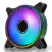 EZDIY-FAB 120mm RGB PC кейс вентилятор RGB соответствует тихий звук вентилятор 6 булавка заголовок -1P