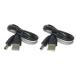 Access �y �O�a3.5mm ���a1.35mm 80cm x 2�{ �zUSB 5V DC�d�������P�[�u�� �I�X �A�_�v�^�P�[�u�� DC�����R�[�h