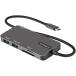StarTech.com USB Type-C�}���`�ϊ��A�_�v�^�[/4K HDMI/100W USB PD/SD &amp; microSD �X���b�g/3�|�[