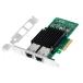 10 Giga bit карта PCI-E x4/x8/x16 Intel chip X550-T2 соответствует двойной RJ45 порт сервер LAN карта NIC 10G