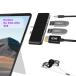 Surface Go3/Go2/Go USB 3.0 �n�u �T�[�t�F�X �S�[ �n�u �A�_�v�^�[�i4K@30Hz HDMI�|�[�g+USB 3.0�|�[�g+