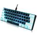 abucowge-ming клавиатура Mini ma список портативный проводной супер compact Mini 61 ключ RGB подсветка клавиатура 