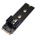 NFHK NGFF ключ B+M PCI Express to SATA 3.0 6Gbps двойной порт вертикальный адаптор конвертер твердый гонг 