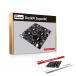 GeeekPi DeskPi Super6C Raspberry Pi CM4 cluster Mini-ITX панель Raspberry Pi темно синий pi