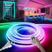 LED лента свет 2M RGB 100V EL флуоресценция камера труба высокая яркость наружный водонепроницаемый 16 цвет изменение салон LED свет неоновый свет .. лампа режим. style 