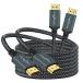 Twozoh 4K HDMI кабель 2M 2 шт. входит .k нейлон сборник комплект HDMI-HDMI код 18Gbps 3D/4K@60Hz/ 2160P/108