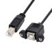 CY USB Type-B мужской - женский удлинение кабель 50cm распорка модель винт имеется panel крепление принтер сканер диск для 