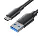 USB Type C �P�[�u�� 1.5M USB-A to USB-C �P�[�u���y10Gbps�f�[�^�]�� 60W�}���[�d�z USB3.2 Gen2*1