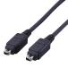  Elecom USB кабель [FireWire] IEEE1394 400(i.LINK*DV) 4pin-4pin 1m черный IE-441BK