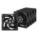 ARCTIC P8 (5 упаковка ) - 80 mm кейс вентилятор, давление оптимальный ., тихий звук motor, компьютер, вентилятор скорость :3000 RPM - черный 
