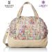 mi rest MILESTO Sweet escape Liberty принт плечо сумка "Boston bag" многоцветный x песочный бежевый MLS263-PLCF