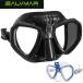 Salvimar маска чёрный прозрачный свободный размер воздуховод "snorkel" защитные очки 
