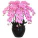  artificial flower. . butterfly orchid trad pot .L( large ) size -10ps.@./ pink photocatalyst air cleaning art flower 