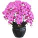  artificial flower. . butterfly orchid trad pot .L( large ) size -10ps.@./ red (o- Kid color ) photocatalyst air cleaning art flower 