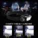 LED�w�b�h���C�g �[�d�� �񂩂� 2�� 3���[�h SOS ���E�� �h�� IP65 USB �ŋ����[���� ��ނ� �W�� �����d�� ��N�ۏ� HL-02A �֘A�摜1