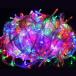 GOODGOODS �\�Z�b�g 500�� 30M �C���~�l�[�V�������C�g RGB �N���X�}�X LED �d�� �_��8�p�^�[�� �������[�@�\ LED���C�g ���X�X �ƒ�p �h�H ��N�ۏ� F30