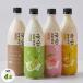 [...] рис макколли .. сравнение комплект 4 шт. комплект / 750ml× каждый 1 шт. большой довольство. 4 аромат .. banana мускат рис ......... Корея sake gsn Dan 