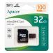 microSDHC карта 32GB 5 год гарантия Apacer AP32GMCSH10UB-R UHS-I Class10 микро SD