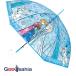  J zp бег виниловый зонт Disney витражное стекло зонт дыра . снег. женщина . голубой родители .60cm 32471