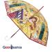  J zp бег виниловый зонт Disney витражное стекло зонт bell желтый родители .60cm 32472