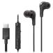 JVC�P���E�b�h JVC HA-FR9UC-B �C���z�� �L�� �}�C�N�t�� �^�C�vC �J�i���^ USB Type-C 1.2m �u���b�N H