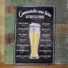 античный metal en Boss plate A BEER PLEASE жестяная пластина табличка интерьер american смешанные товары 