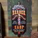  античный en Boss plate BARBER SHOP интерьер жестяная пластина табличка балка балка магазин стрижка магазин american смешанные товары 