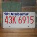 Alabama american б/у номерная табличка alabama. жестяная пластина табличка 