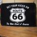  route 66 коврик на пол интерьер коврик ROUTE66 american смешанные товары кухонный коврик 