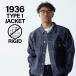 ���[�o�C�X �r���e�[�W �N���[�W���O LEVIS VINTAGE CLOTHING G�W���� �f�j�� �W���P�b�g �^�C�v1 �����Y ���� LVC 1936 TYPE I JACKET 70506-0028