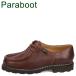  Paraboot PARABOOTmi лягушка обувь тирольская обувь мужской женский кожа натуральная кожа MICHAEL Brown 715603