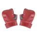 SMART leather protection against cold steering wheel cover red 
