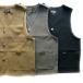 Vin&Age TYPE-VRV3 COTTON RUG VEST '26 �R�b�g�� ���O�x�X�g 3color �x�X�g ���B�����G�C�W HEADWAYZ