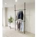 Yoquna �˂����� �n���K�[���b�N �_�u�� ���C�h�^�C�v �L�k ��107.5-180cm �c107.5-267cm �ω׏d100kg �|�[���n���K