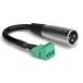Hosa ( ho sa) переходник евро блок мужской -XLR мужской PHX-106M BULK