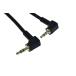  stereo Mini plug cable 3.5φ 3.5mm ( male - male both sides L type ) 1m LAV-AS10LL