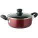  living кастрюля с двумя ручками 20cm стекло крышка приложен IH соответствует фтор обработка ожоги имеется трудно красный карри айнтопф CUISINE