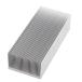 Coolotic 1 упаковка 150x69x36mm охлаждающий ласты теплоотвод aluminium нагрев радиатор серебряный 