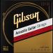 Gibson/SAG-BRW12 80/20 Bronze Acoustic Guitar Strings 12-53 Light Gibson 
