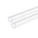 DMiotech 2 шт. входит .11mm x 15mm 300mm прозрачный акрил труба твердость пластик труба аквариум. вода труба водяное охлаждение система трубы для 