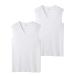 [ Gunze ] sleeve less 2 sheets set V neck YG cotton 100 YV0018V men's white M