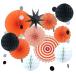 ハロウィン 飾り ガーランド Halloween 飾り付け ペーパーファン 吊り下げ オーナメント パーティー 装飾 デコレーション