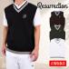 [26AW]Resurrection leather re расческа .nHALF GM V KNIT VEST / задний автомобиль n дизайн V шея вязаный лучший спорт внешний стандартный товар S-L BF34KNVS01