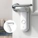 Deligoo дверь knob lock замок младенец детский блокировка палец ножницы предотвращение установленный позже baby защита дверь открыть предотвращение кошка . пробег предотвращение ( белый )