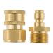 HicelloM22s красный чистка машина мойка высокого давления gun адаптор quick connector медь адаптор камера шланг соединительный патрубок one touch -.